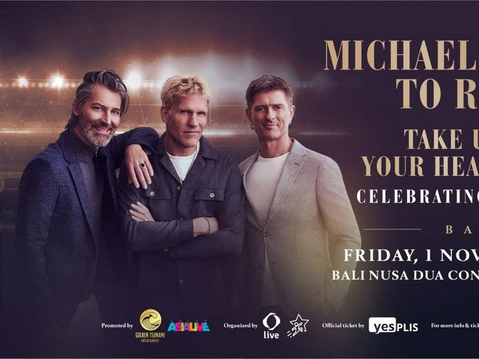 Padi Reborn Jadi Band Pembuka Konser Michael Learns To Rock di Bali